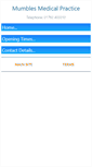 Mobile Screenshot of mumblesmedicalpractice.co.uk